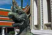 Bangkok Grand Palace, Wat Phra Keow (temple of the Emerald Buddha). Yod Nok Tantima or Tantima bird, guarding the Viharn Yod. 